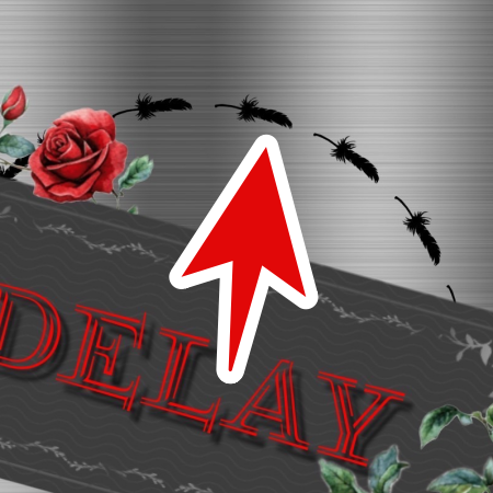 DELAYロゴ羽根